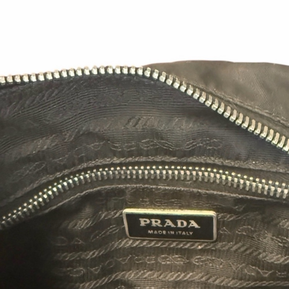 Prada black Tessuto nylon hobo shoulder bag - Picture 7 of 8